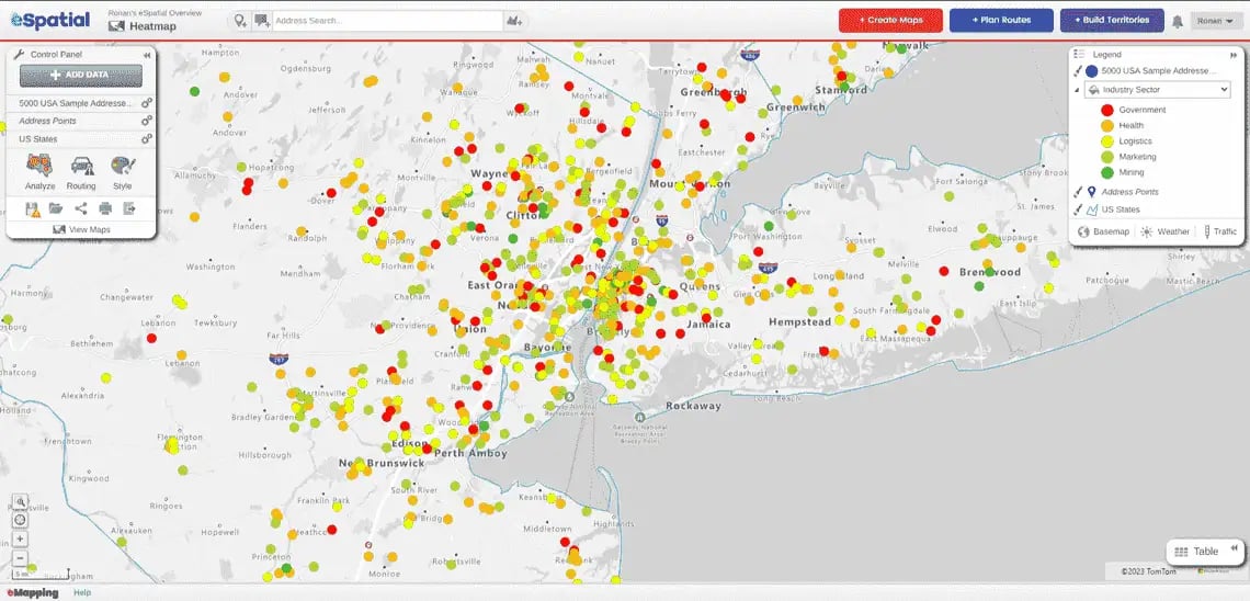 Choosing optimal locations for people or assets is easy