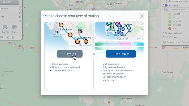 Daily route planner