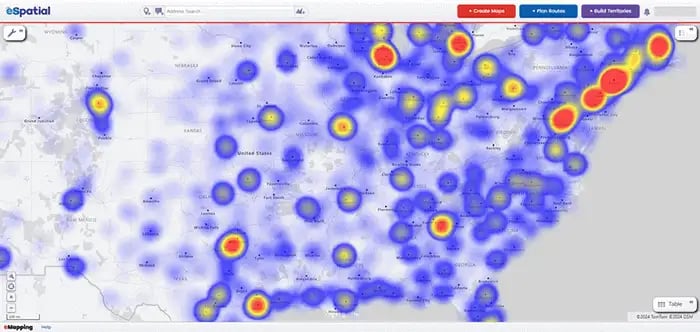 Heat mapping tool