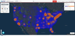 Hotspot heat map