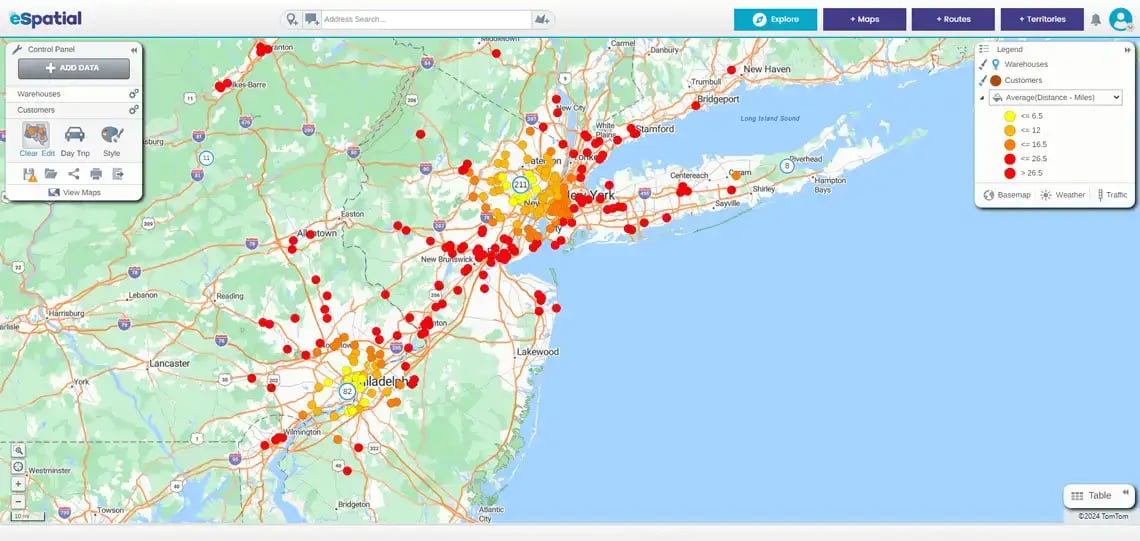 Proximity analysis - Buffering