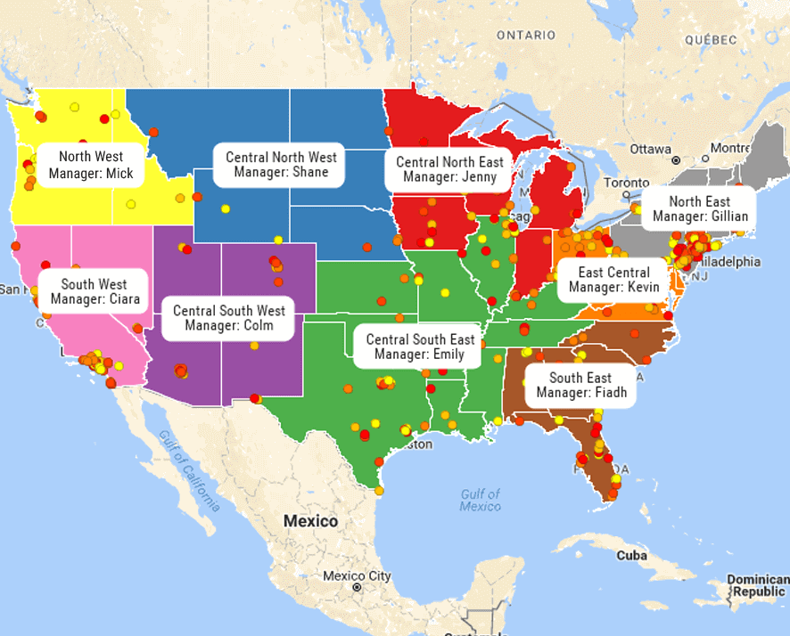 Free Territory Map Creator The Best Sales Territory Mapping Software - Espatial