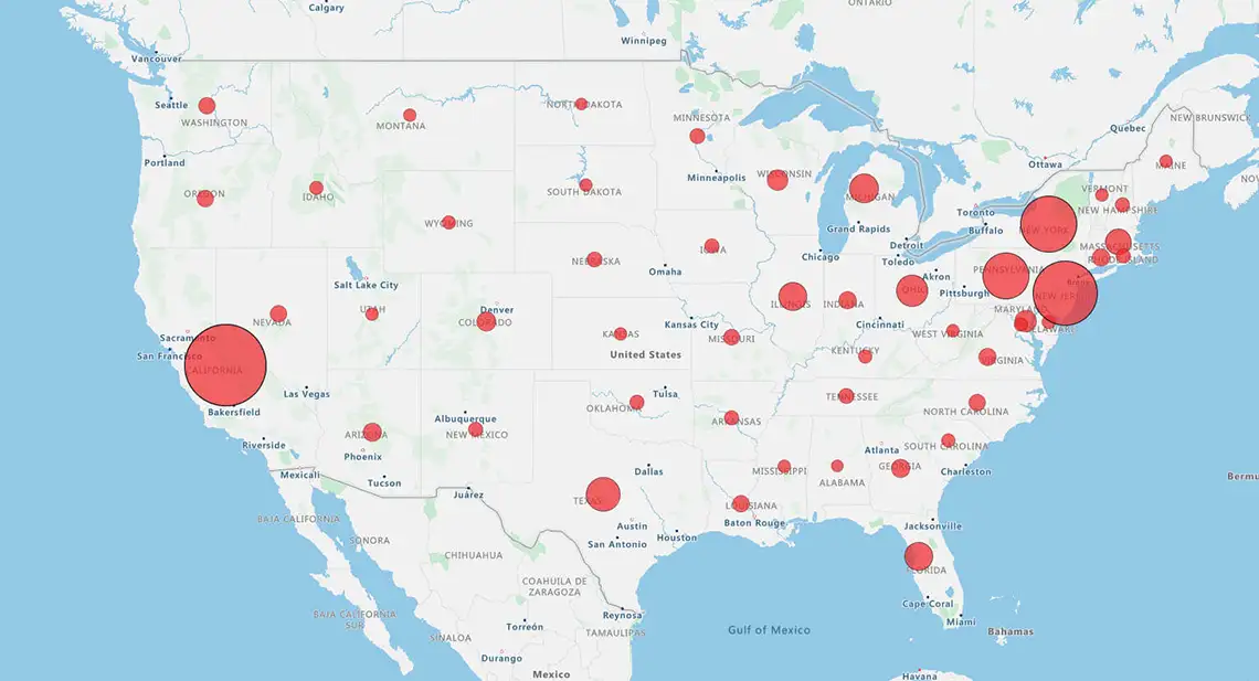 Bubble map