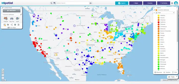 Color coding or filtering accounts can help salespeople prioritize