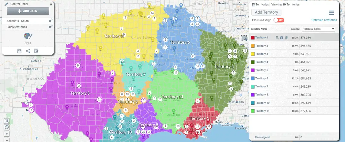 See Territory Optimizer in action